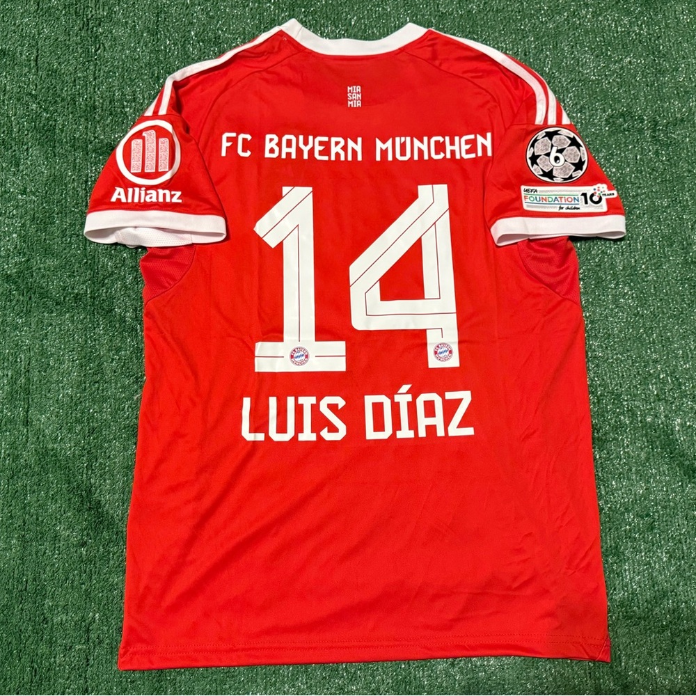 Luis Diaz #14 Bayern Munich Home Jersey 25/26 - Picture 2 of 2